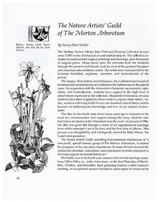 The Nature Artists’ Guild of the Morton Arboretum
