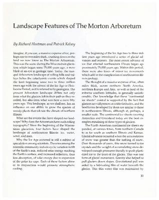 Landscape Features of The Morton Arboretum