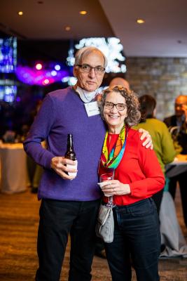 John Vitalis and Sandra Alexander at the Centennial Launch Party 