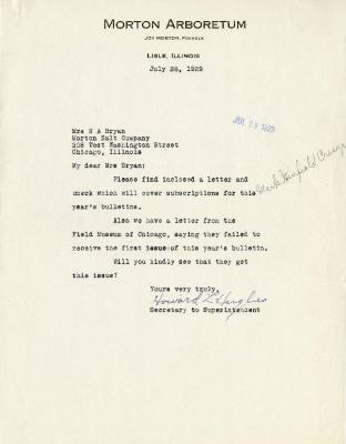 1929/07/26: Howard L. Hughes to Norma Bryan