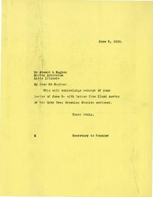 1929/06/08: Norma J. Bryan to Howard L. Hughes