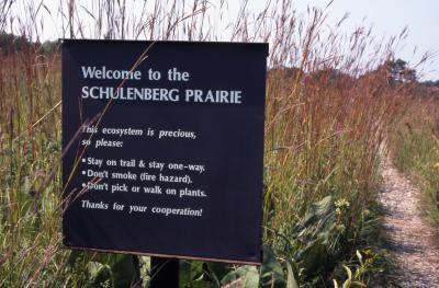 Schulenberg Prairie Sign