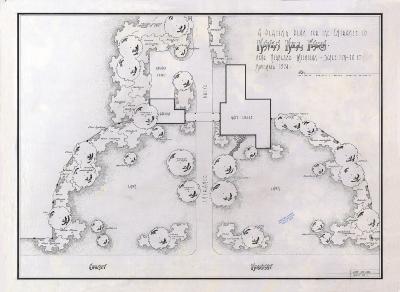 A Plating Plan for the Entrance to Haven Hill Farm near Highland, Michigan