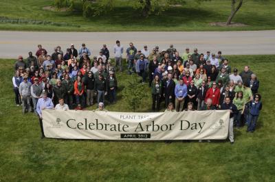 Arbor Day 2012 Staff Photograph