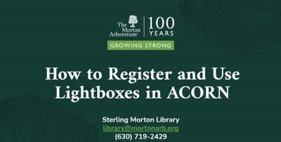 How to Register and Use Lightboxes in ACORN