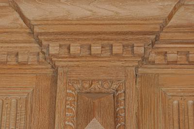 Carved Wooden Paneling Detail