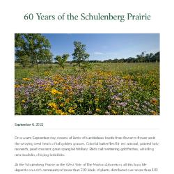 60 Years of the Schulenberg Prairie