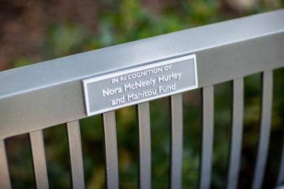 Bench Plaque in The Gerard T. Donnelly Grand Garden