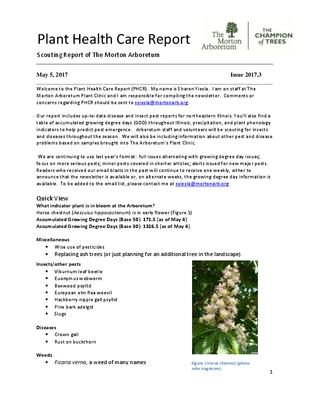 Plant Health Care Report, Issue 2017.3