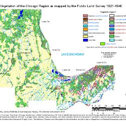 Vegetation of the Chicago Region as Mapped by the Public Land Survey 1821-1845
