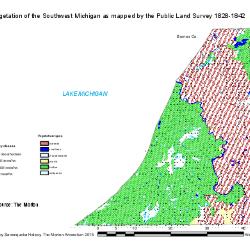 Vegetation of the Southwest Michigan as Mapped by the Public Land Survey 1828-1842