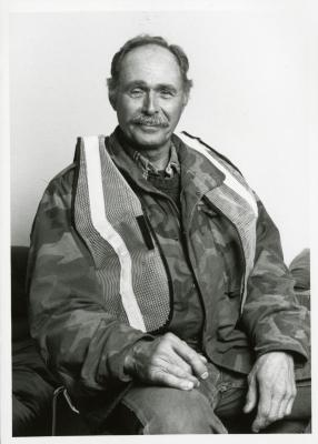 Bill Bergmann, seated portrait