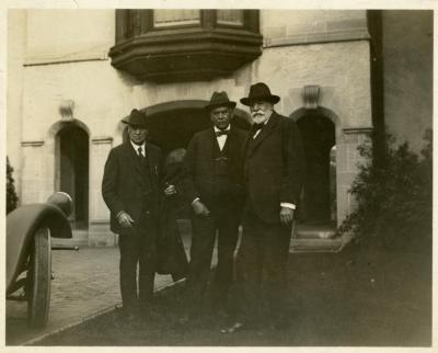 Charles Hutchinson, Joy Morton, Dr. Charles Sprague Sargent at Thornhill
