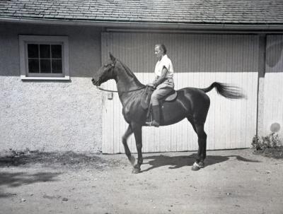 Sterling Morton horse Diana and female rider