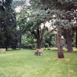 Arbor Lodge State Historical Park and Mansion, Lawn And Trees With Bench