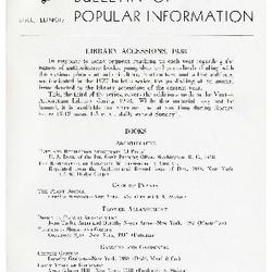 Bulletin of Popular Information V. 14 No. 01