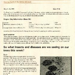 Plant Health Care Report: Issue 99.06