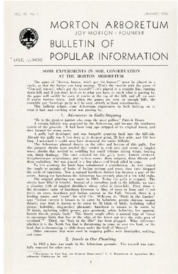 Bulletin of Popular Information V. 19 No. 01