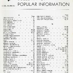 Bulletin of Popular Information V. 18 Index 