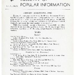 Bulletin of Popular Information V. 16 No. 01