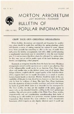 Bulletin of Popular Information V. 22 No. 01