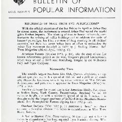 Bulletin of Popular Information V. 28 No. 01