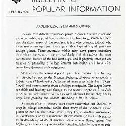 Bulletin of Popular Information V. 23 No. 11