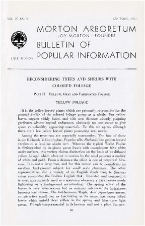 Bulletin of Popular Information V. 22 No. 09