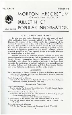 Bulletin of Popular Information V. 23 No. 12
