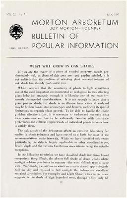 Bulletin of Popular Information V. 22 No. 07