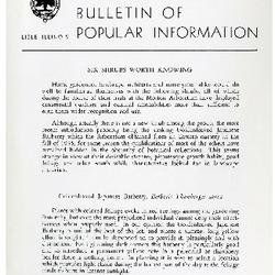Bulletin of Popular Information V. 28 No. 07