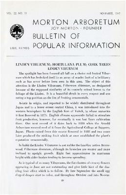 Bulletin of Popular Information V. 22 No. 11