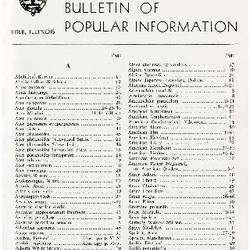 Bulletin of Popular Information V. 24 Index 