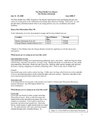 Plant Health Care Report: Issue 2000.17