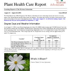 Plant Health Care Report: Issue 2004.20