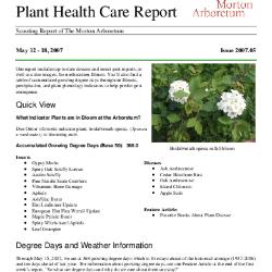 Plant Health Care Report: Issue 2007.05
