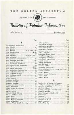 Bulletin of Popular Information V. 39 Index 