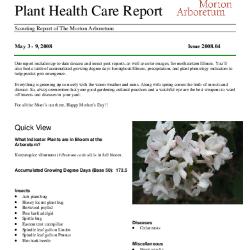 Plant Health Care Report: Issue 2008.04