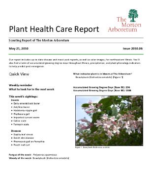 Plant Health Care Report: Issue 2010.06