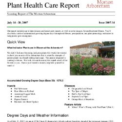 Plant Health Care Report: Issue 2007.14