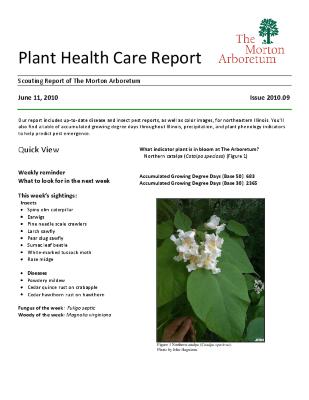 Plant Health Care Report: Issue 2010.09