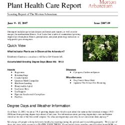 Plant Health Care Report: Issue 2007.09