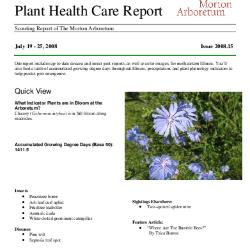 Plant Health Care Report: Issue 2008.15