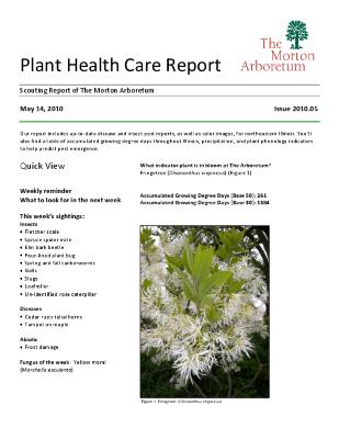 Plant Health Care Report: Issue 2010.05