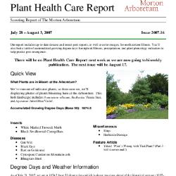 Plant Health Care Report: Issue 2007.16