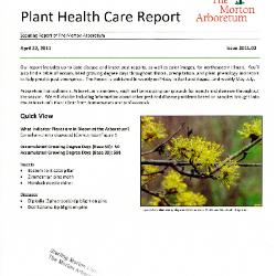 Plant Health Care Report: Issue 2011.02
