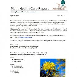 Plant Health Care Report: Issue 2013.2