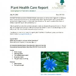 Plant Health Care Report: Issue 2013.13