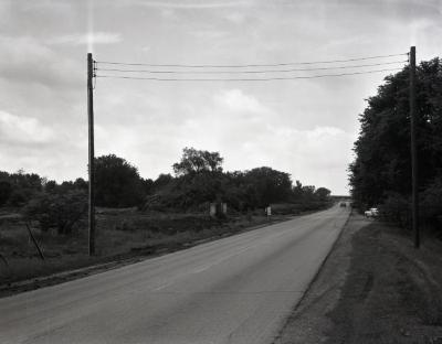 Route 53 looking south from DuPage River