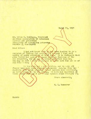 1953/03/13: E.L. Kammerer to Brian O. Mulligan
